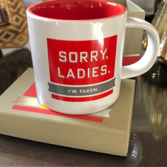 Sorry Ladies, I’m taken” NIB coffee mug - Picture 1 of 6